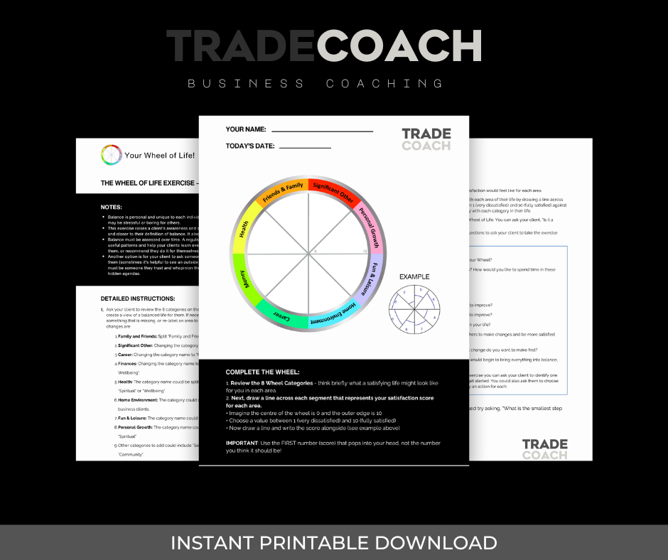 THE WHEEL OF LIFE: What Every Tradesman Needs to Assess Right Now
