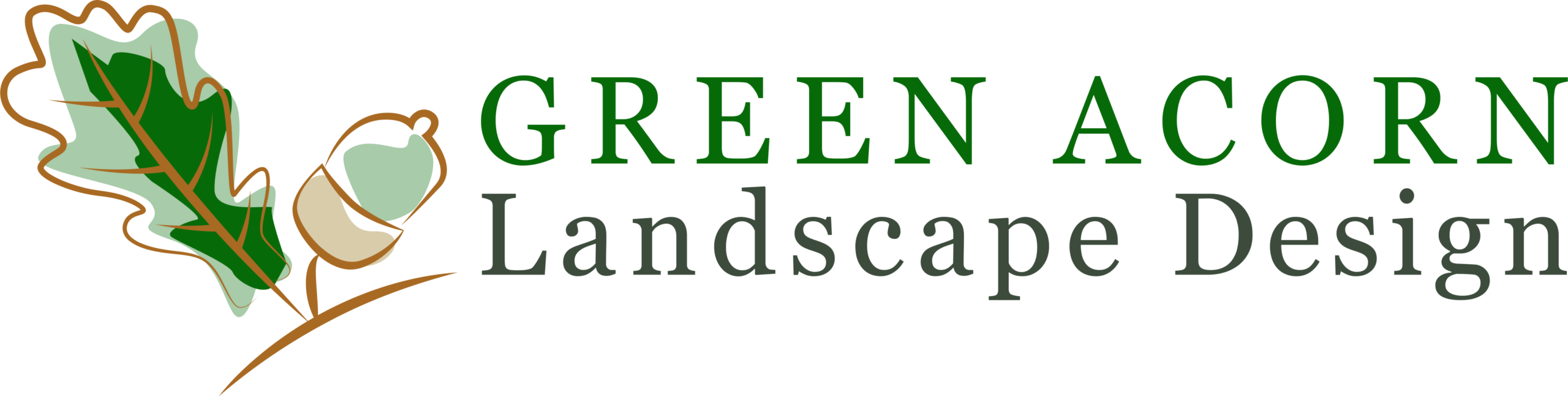 Green Acorn Landscape Design logo